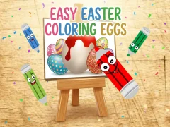 Spel Easy Easter Coloring Eggs online