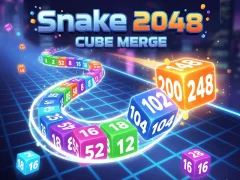 Spel Snake 2048: Kubus samenvoegen online