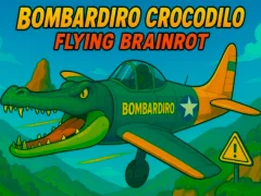 Spel Bombardiro Crocodilo Flying Brainrot online