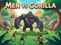 Spel Mannen versus gorilla online