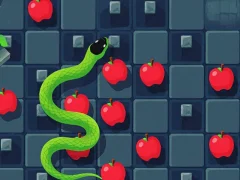 Spel Slangen eten blokken online