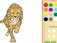 Spel Wilde dieren kleurboek online