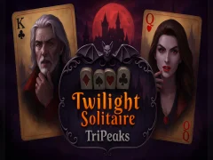 Spel Twilight Solitaire TriPeaks online
