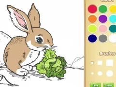 Spel Bunny kleurboek voor kinderen online