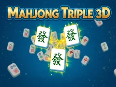 Spel Mahjong drievoudige 3D-tegelmatch online