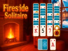 Spel Solitaire bij het haardvuur online