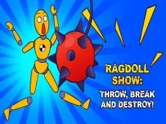 Spel Ragdoll Show: gooi, breken en vernietigen! online
