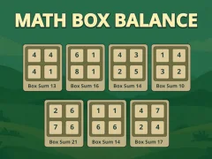 Spel Wiskundige doosbalans online