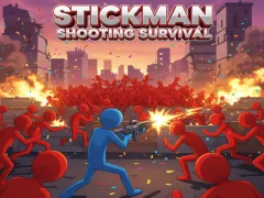 Spel Stickman schietoverleving online