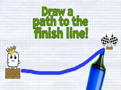 Spel Teken een pad naar de finishlijn! online