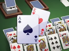 Spel Dubbele klondike solitaire-kaart online