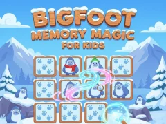 Spel Bigfoot geheugenmagie voor kinderen online