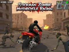Spel Stickman Zombie-motorraces online