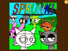 Spel Sprunki-schuifpuzzel online