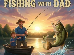 Spel Vissen met papa online