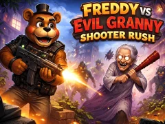 Spel Freddy versus Evil Granny Shooter Rush online