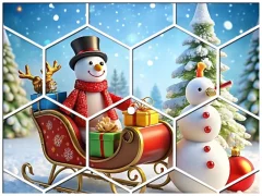 Spel Kerst Hexa-puzzel online