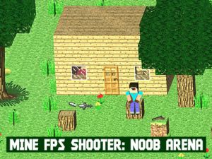 Spel Mine FPS Shooter: Noob Arena online
