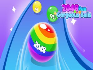Spel 2048 Run prachtige ballen online