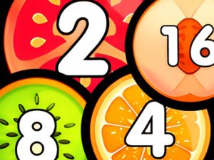Spel Samenvoegen Balls Shooter 2048 Verbind fruit online