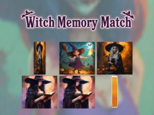 Spel Witch Memory Match online