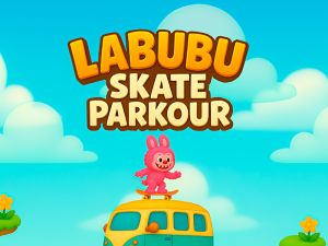 Spel Labubu Skate Parkour online