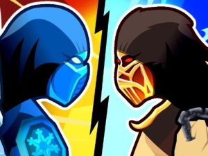 Spel Stickman Kombat 2d online