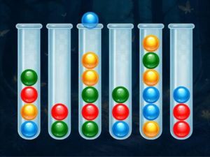 Spel Bubble sorteren oneindig geremastered online