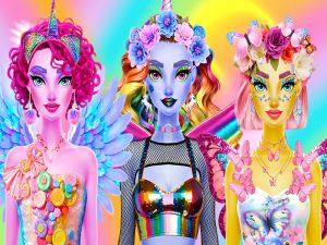 Spel Schitterende divas make-up online