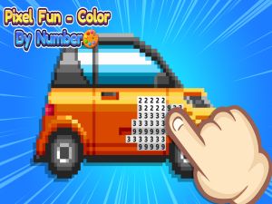 Spel Pixel leuke kleur op nummer online