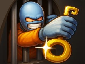 Spel Eén niveau stickman jailbreak online