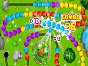 Spel Frogtastic Marble Adventure online