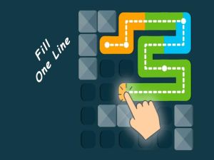 Spel Vul één lijn online