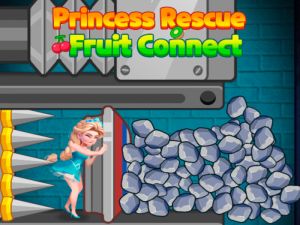 Spel Princess Rescue Fruit Connect online