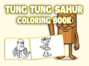 Spel Tung Tung Sahur kleurboek online