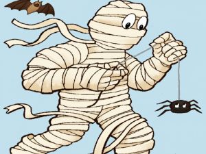 Spel Mummie kleurboek online
