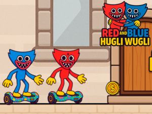 Spel Rode en blauwe hugli wugli online
