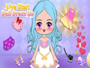 Spel Live Star Doll Cless Up online