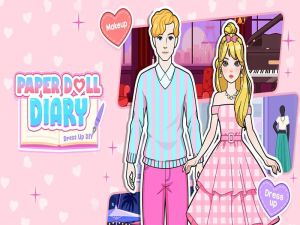 Spel Paper poppendagboek: kleedd diy aan online