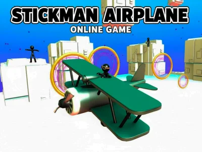 Spel Stickman-vliegtuig online