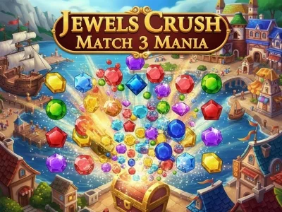 Spel Juwelen Crush Match 3 Manie online