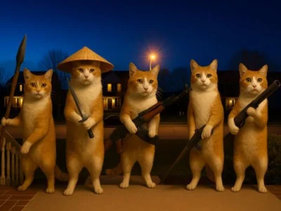 Spel Kat met een Gun Clicker-evolutie online