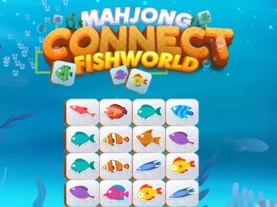 Spel Mahjong Connect Viswereld online
