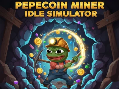 Spel Pepecoin Mijnwerker inactieve simulator online