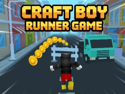 Spel Craft Boy Runner-spel online Spel Craft Boy Runner-spel online