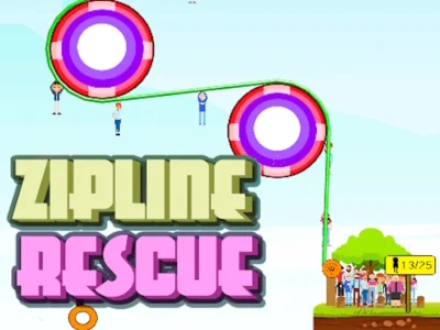 Spel Zipline-mensen redden online