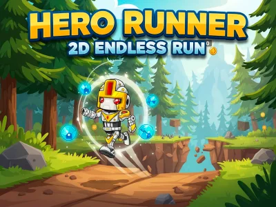 Spel Hero Runner 2D eindeloze run online