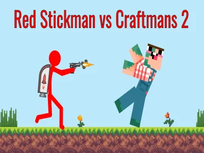 Spel Rode Stickman versus Vakman 2 online
