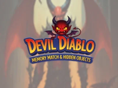 Spel Devil Diablo Memory Match en verborgen voorwerpen online