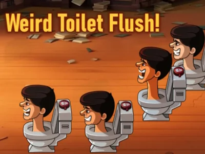 Spel Vreemde toiletspoeling! online